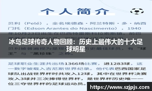 冰岛足球传奇人物回顾：历史上最伟大的十大足球明星